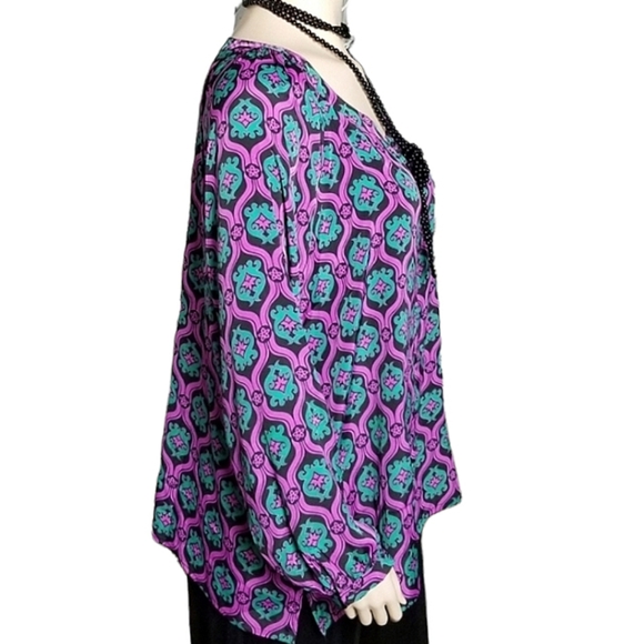 SILHOUETTES OVERSIZED BLOUSE SIZE 3X - Picture 4 of 16